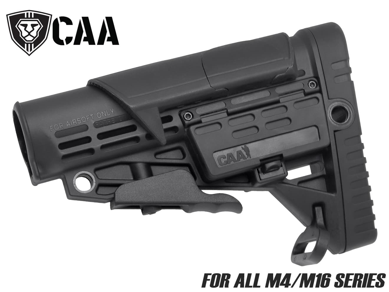 CAA Airsoft SBS スケルトンスタイル コラシブルバットストック for M4