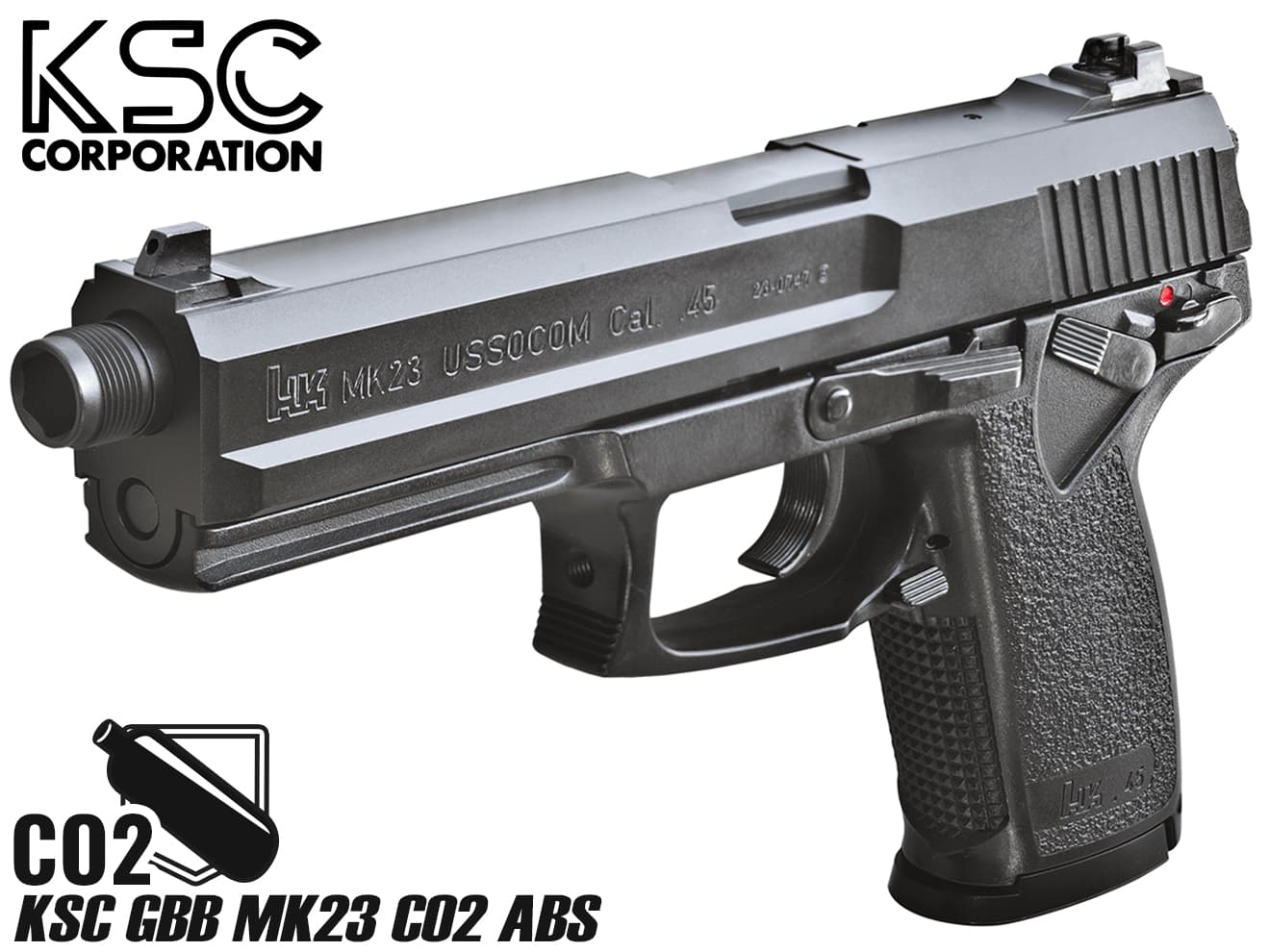 KSC GBB MK23 ソーコムピストル CO2 ABS | ミリタリーベース