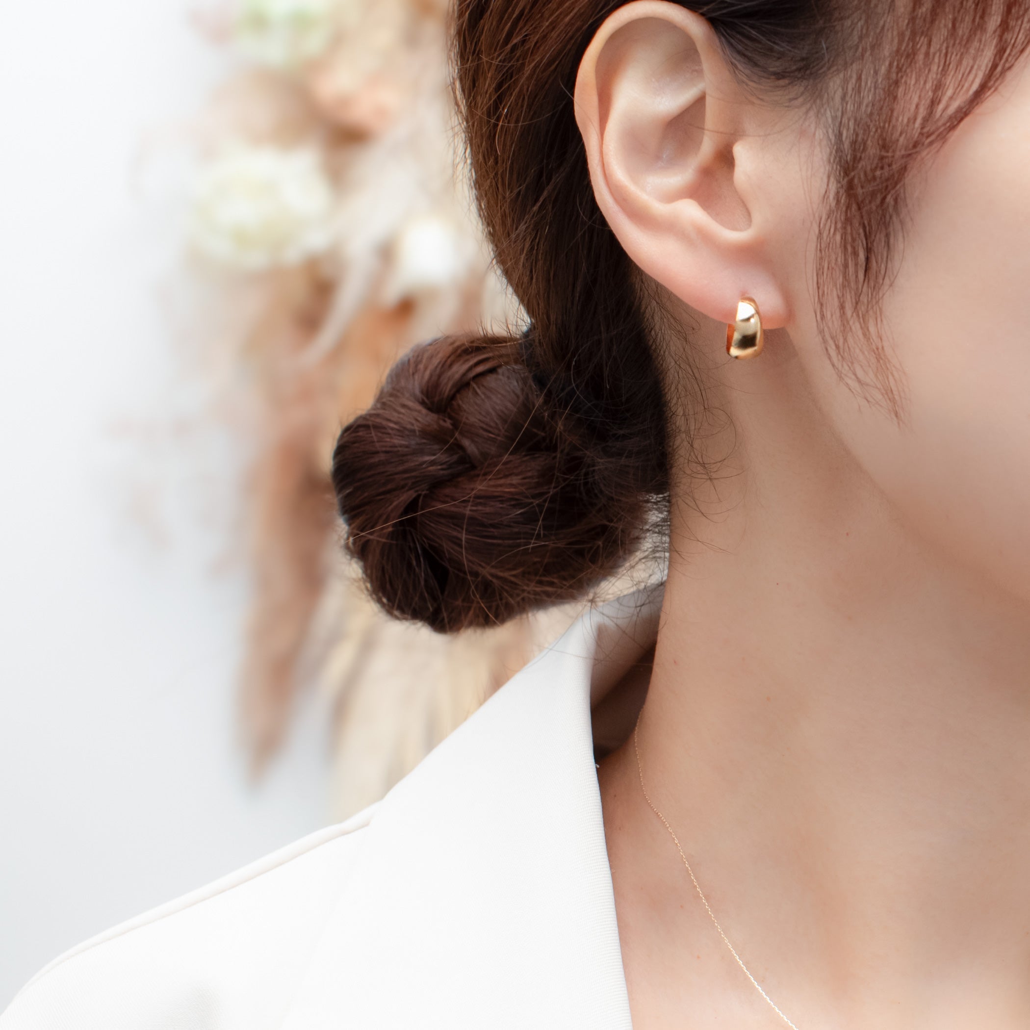 K18 イエローゴールド フープ ピアス – Milluflora | ミルフローラ