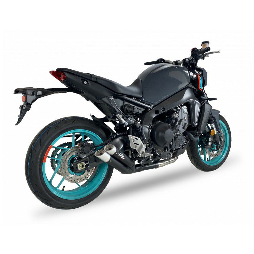 MT-09/XSR900 フルエキゾーストマフラー DUAL HYPERLOW BLACK XL