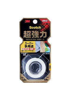 スコッチ® 超強力両面テープ プレミアゴールド スーパー多用途 薄手