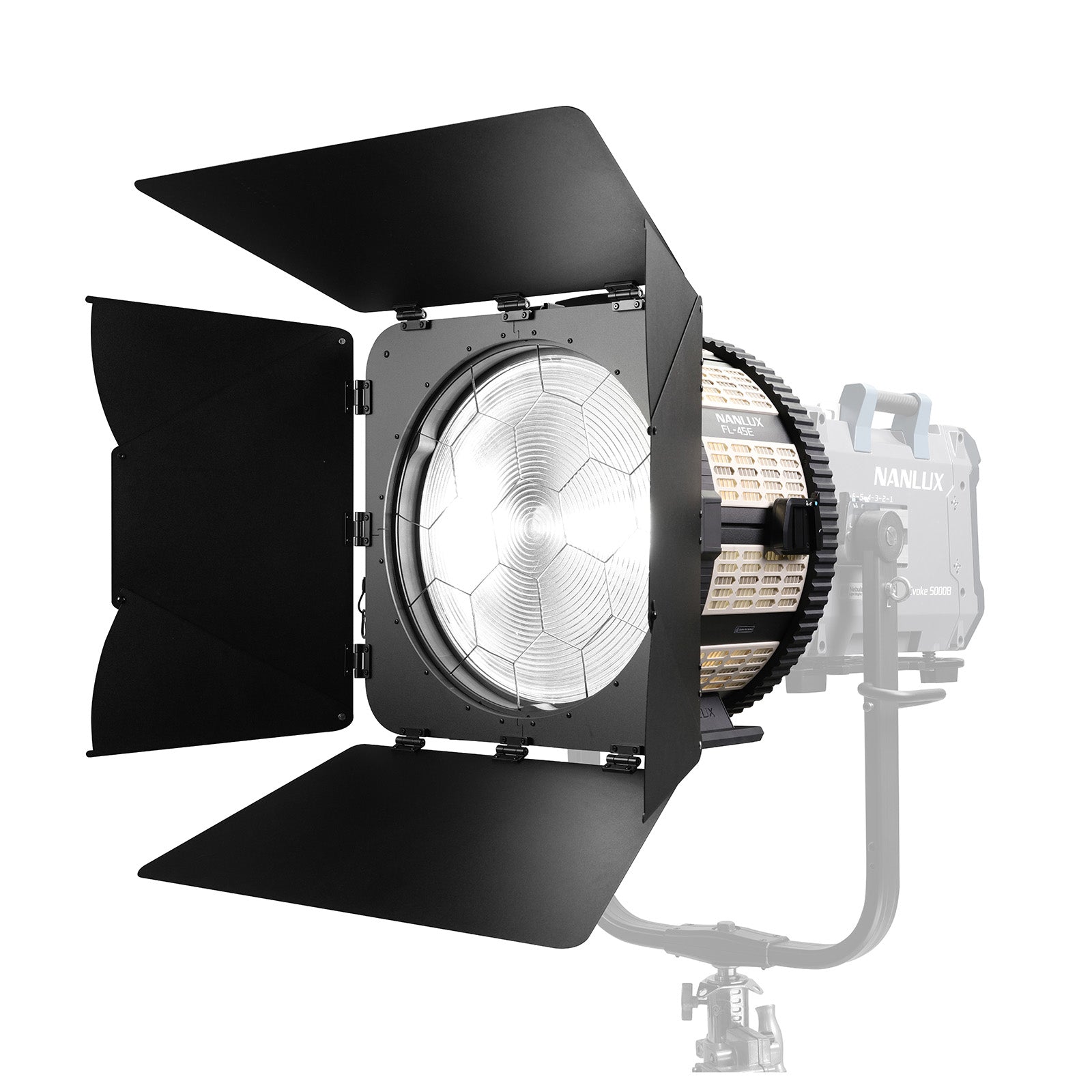 NANLUX FL-45E 電動フレネルレンズ Evoke 5000B NLマウント バーンドア