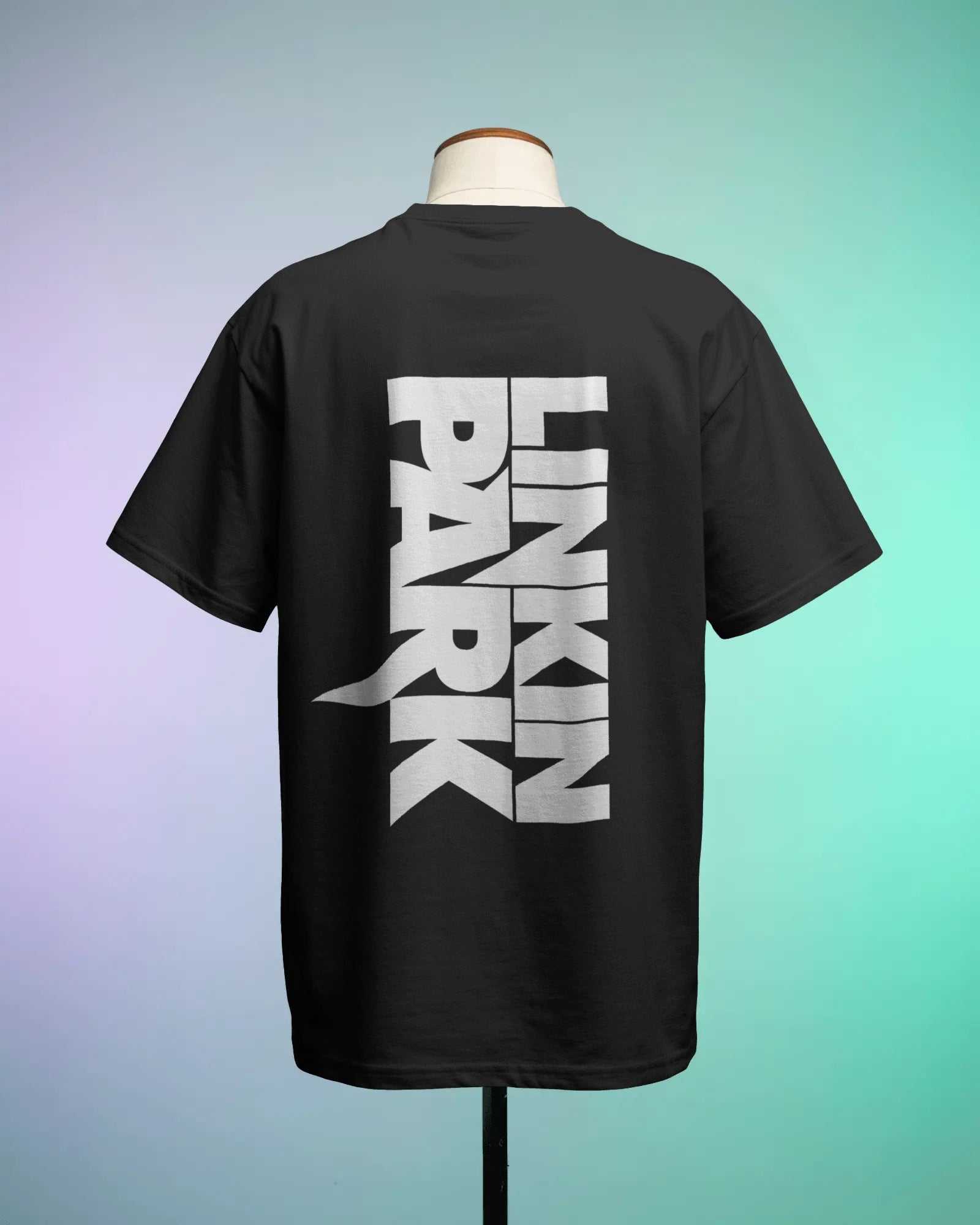 Linkin Park Crest Oversized Black T-Shirt | Unisex Premium Cotton