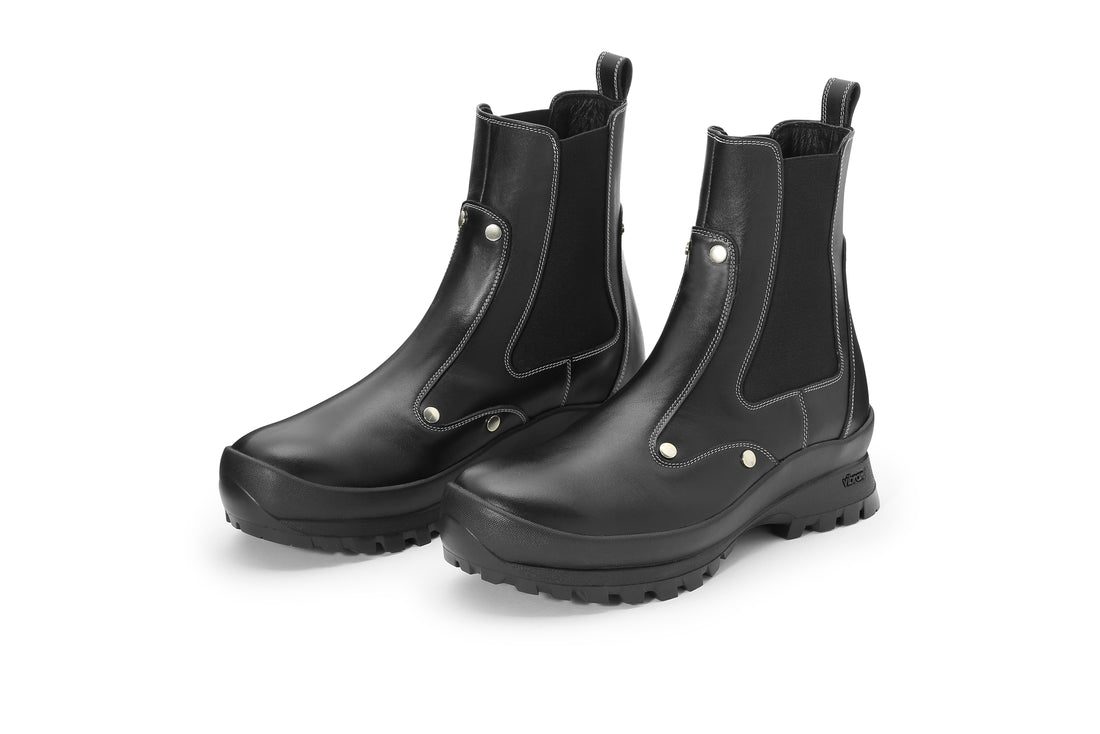 OAO公式ストア】LES ARCS BOOTS Black (レザルクブーツ) | レザー 黒