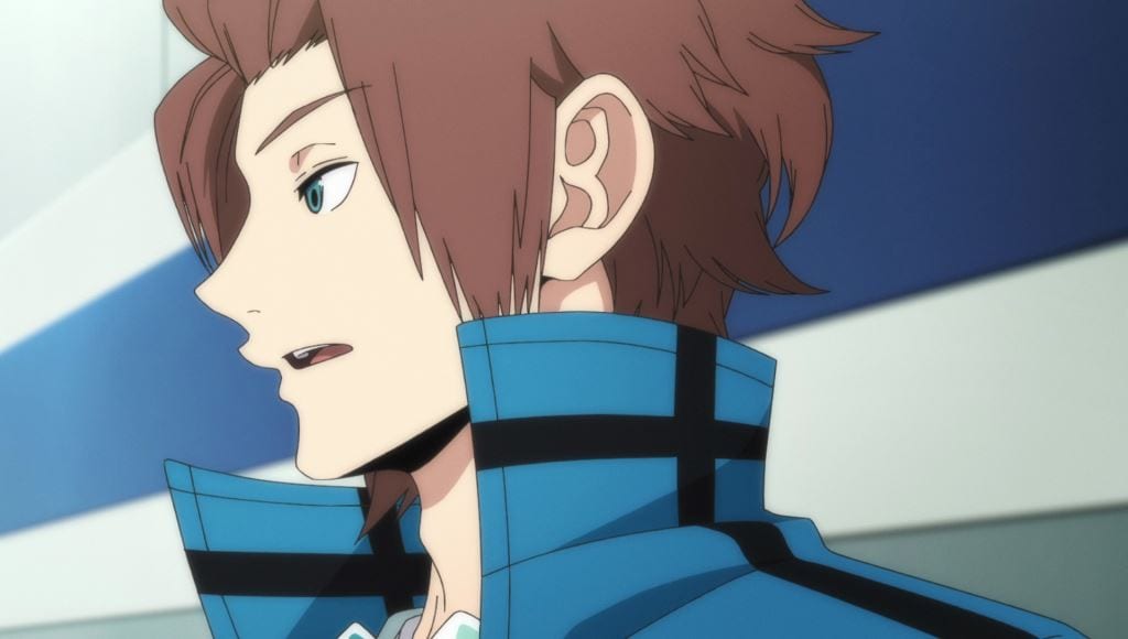 アニメ「ワールドトリガー」2ndシーズンの第1話より、迅悠一。 [画像