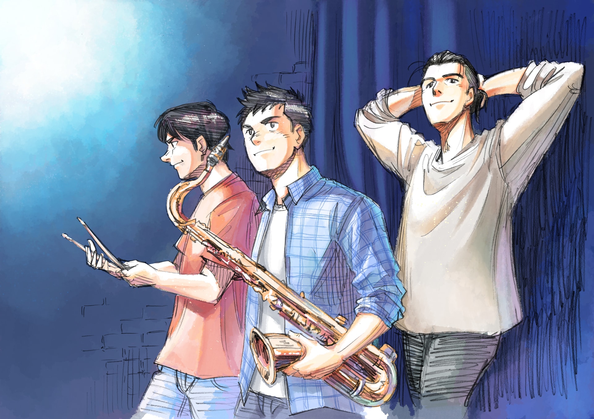 ジャズを扱うマンガ「BLUE GIANT」アニメ映画化、2022年公開 - 映画
