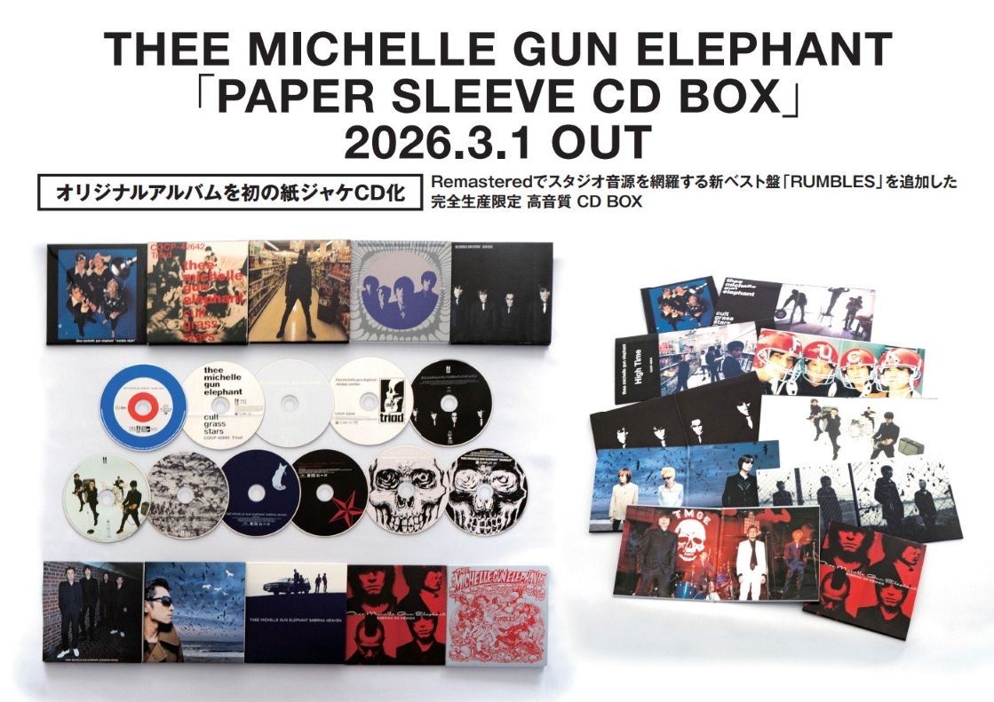 ミュージック THEE MICHELLE GUN ELEPHANT DVD BOX ミッシェル・ガン
