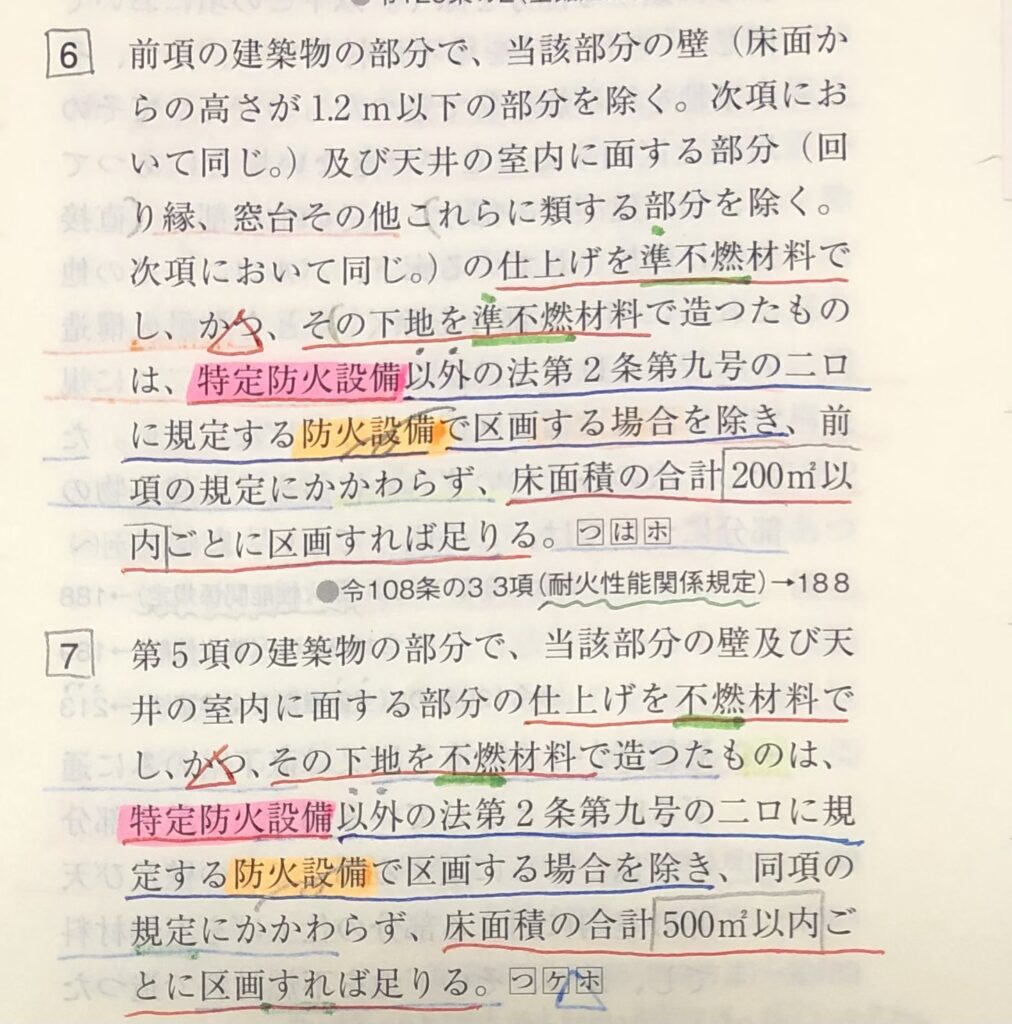 線引きのルール解説！法令集に「できる書き込み」「できない書き込み