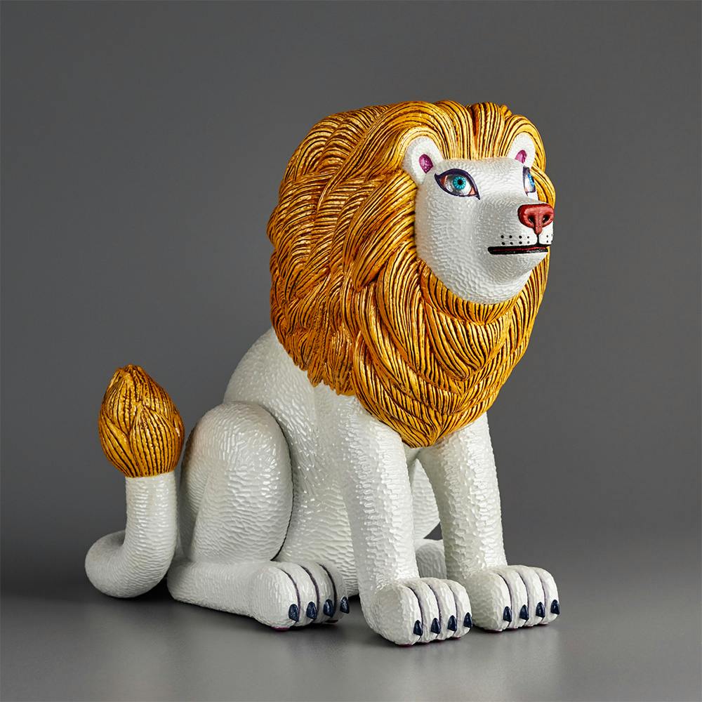 三沢厚彦 ANIMALS ライオン ゴールドソフトビニール完成品 | OIL