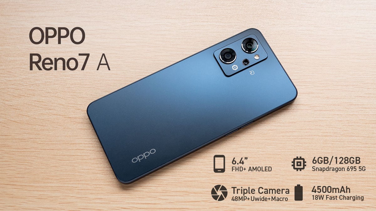 OPPO Reno7 A本体 E30 Oppo Reno7 A arrives in Japan with a triple