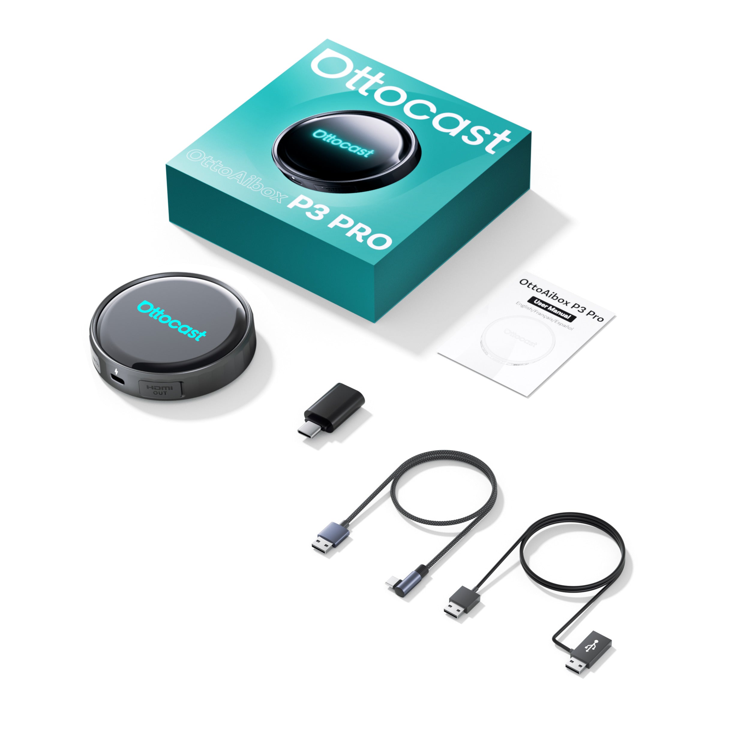 OttoAibox® P3 Pro CarPlay AI Box