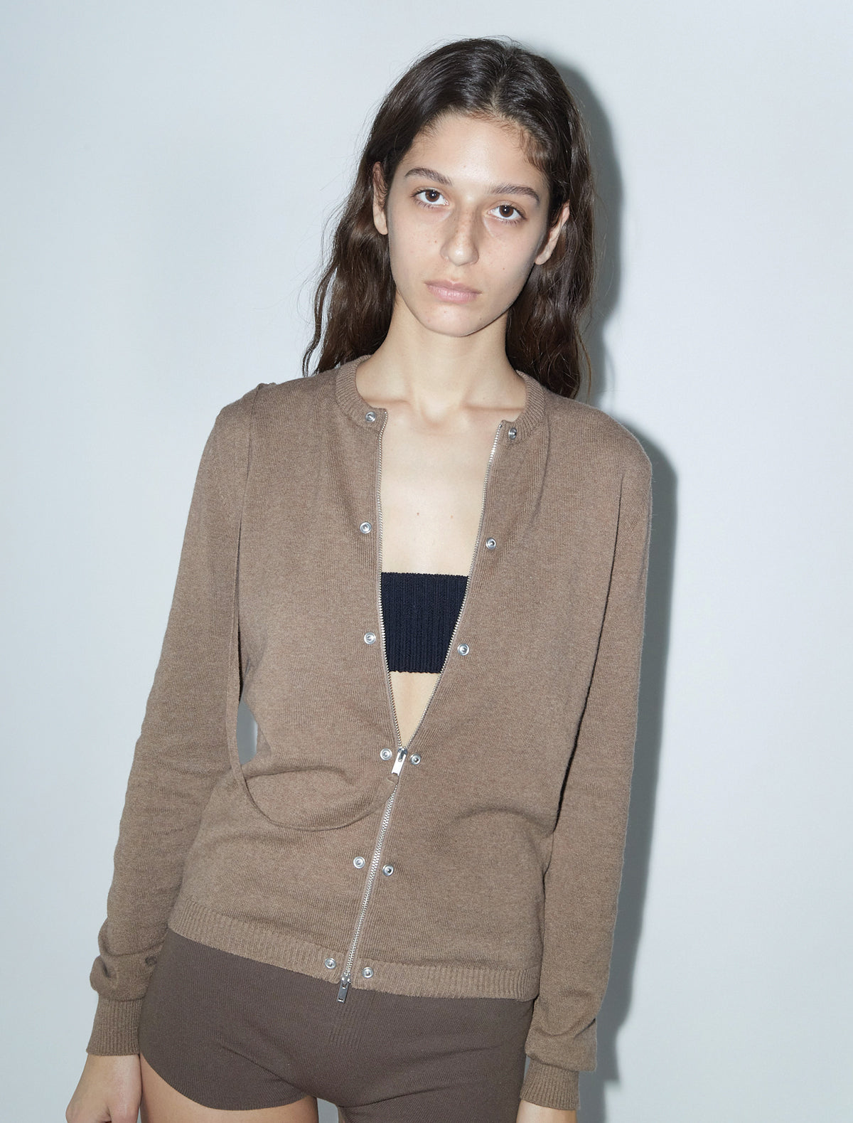 SWALLOW-Beige cardigan with a cashmere blend – paloma wool