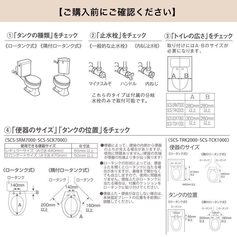SCS-TRK2000 温水洗浄便座 貯湯式 CLEAN WASH クリーンウォッシュ