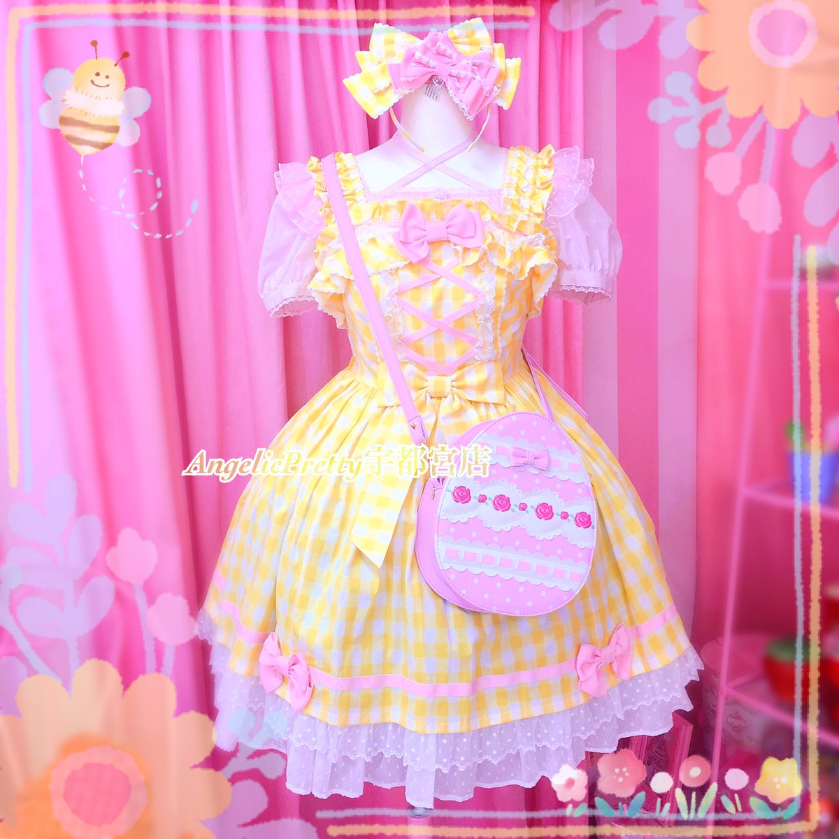 💗おすましDollギンガムジャンパースカート💗 (￥26,784) 全4色