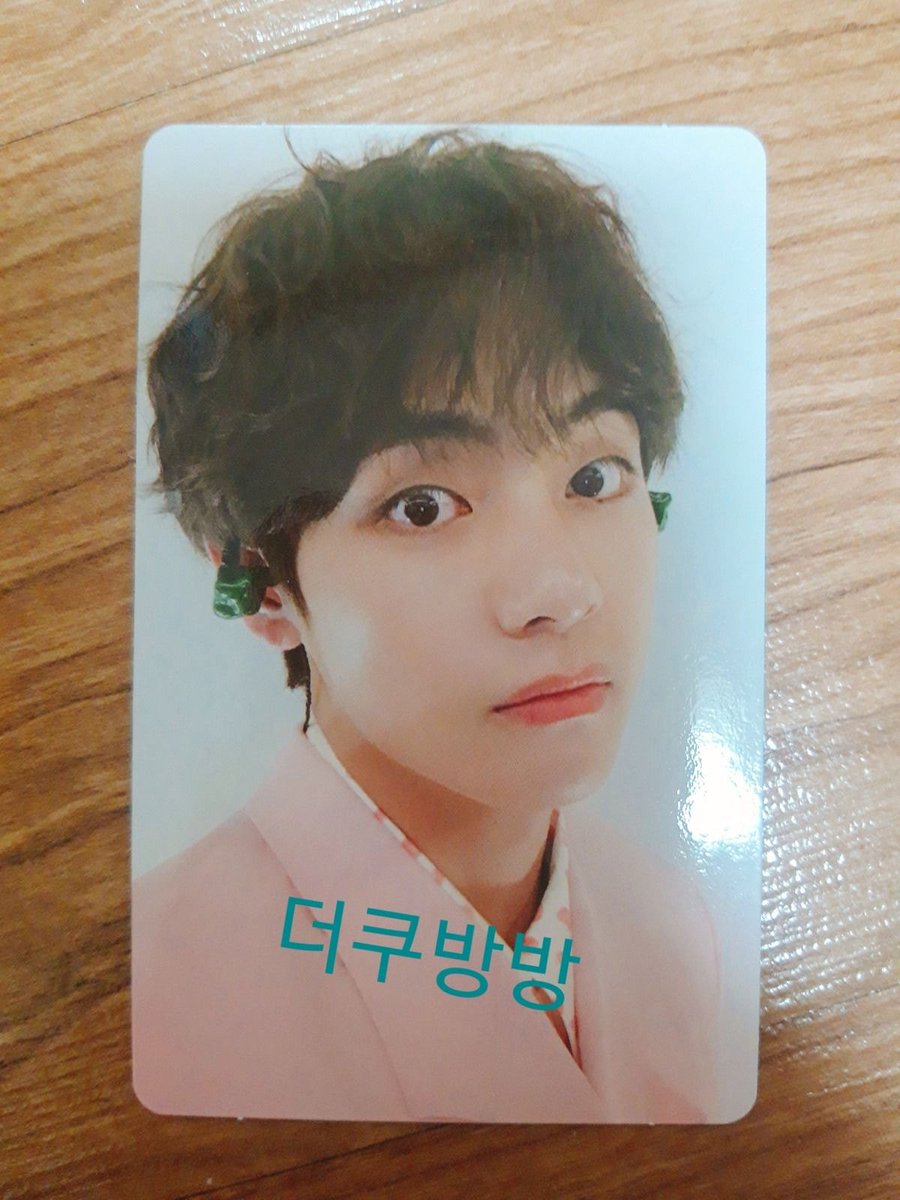 BTS Memories of 2019 Blu-ray Jimin & Taehyung Photocard