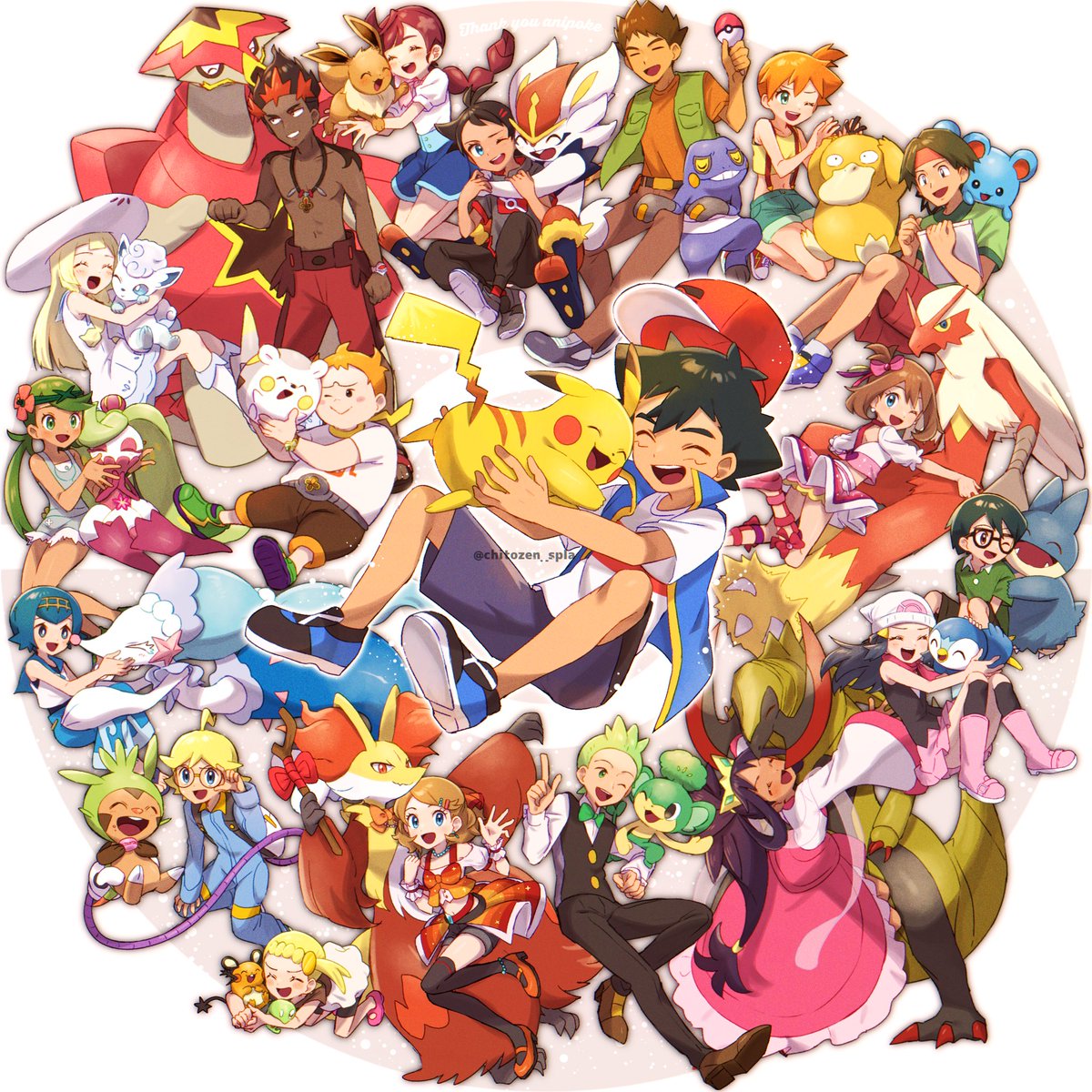 サトシとピカチュウ26年間お疲れ様でした！ #アニポケ #めざポケ最終話