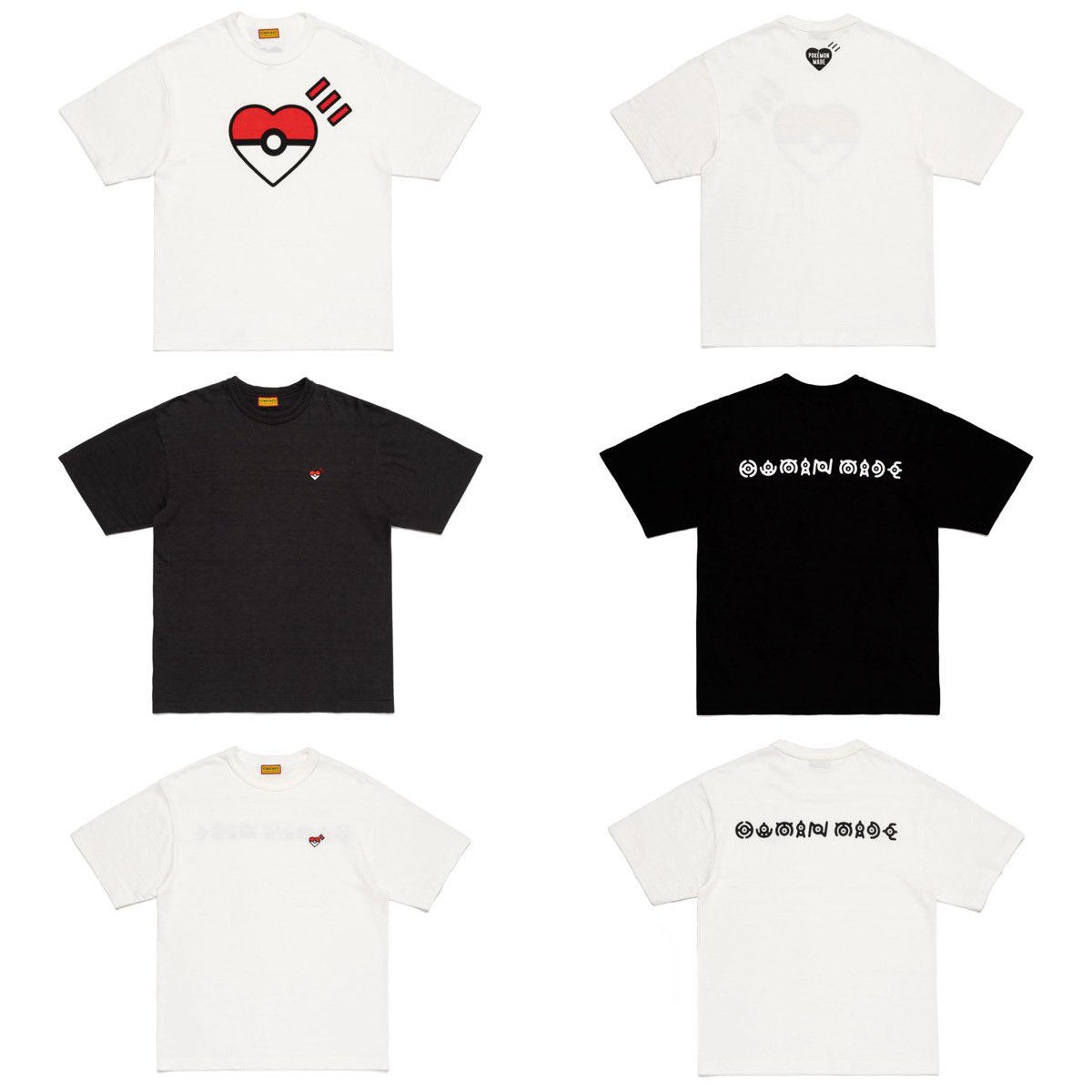 HUMAN MADE x Pokémon コラボTシャツが国内オンライン発売開始