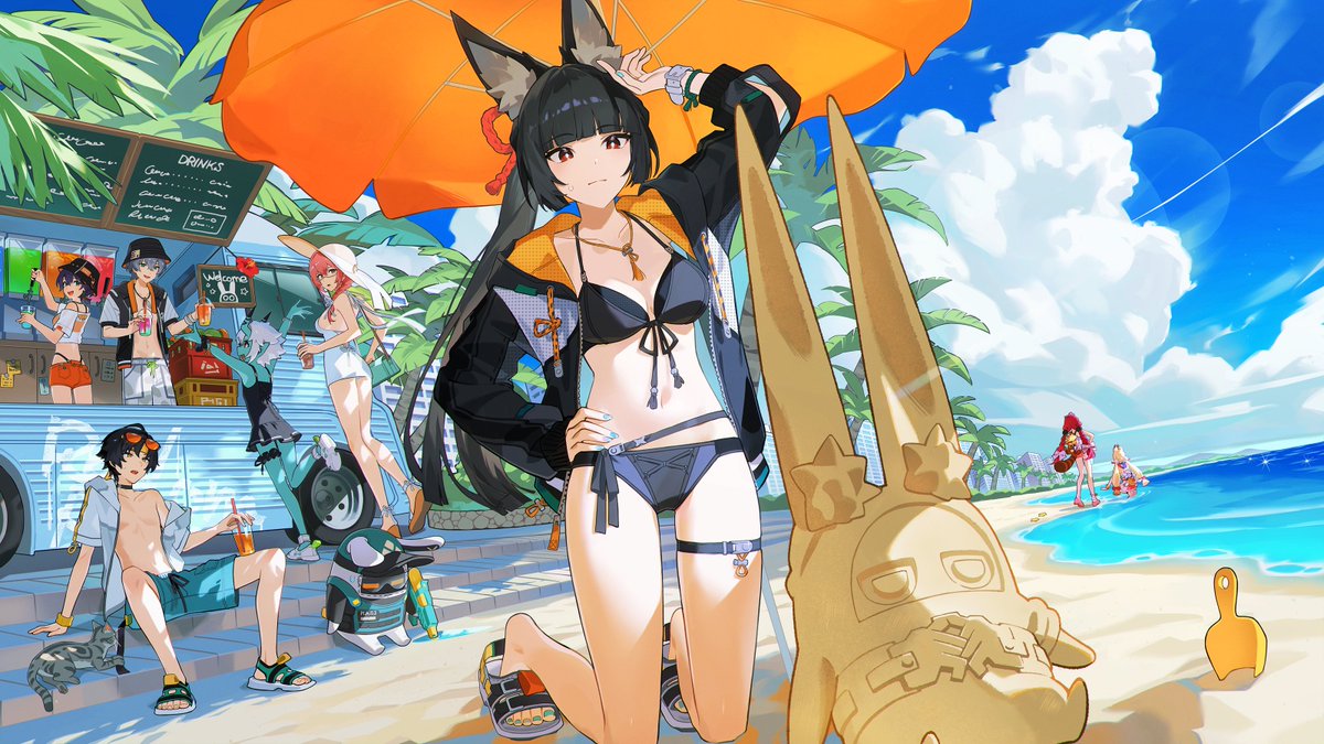 NEW SECTION 6 SUMMER ART Artist: @telu2307 #ZenlessZoneZero