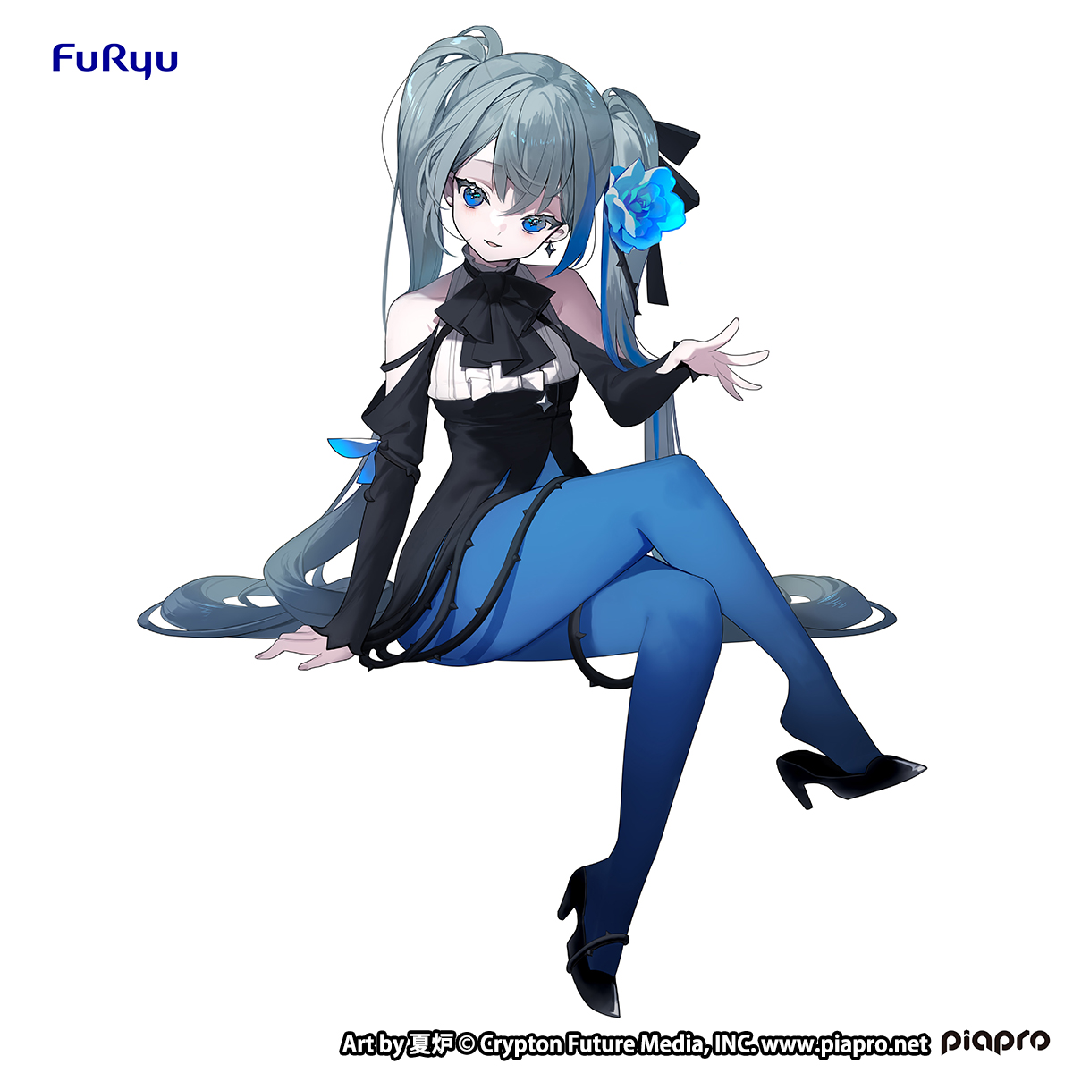 初音ミク】 青薔薇をイメージしたクールなミクのフィギュアがいよいよ