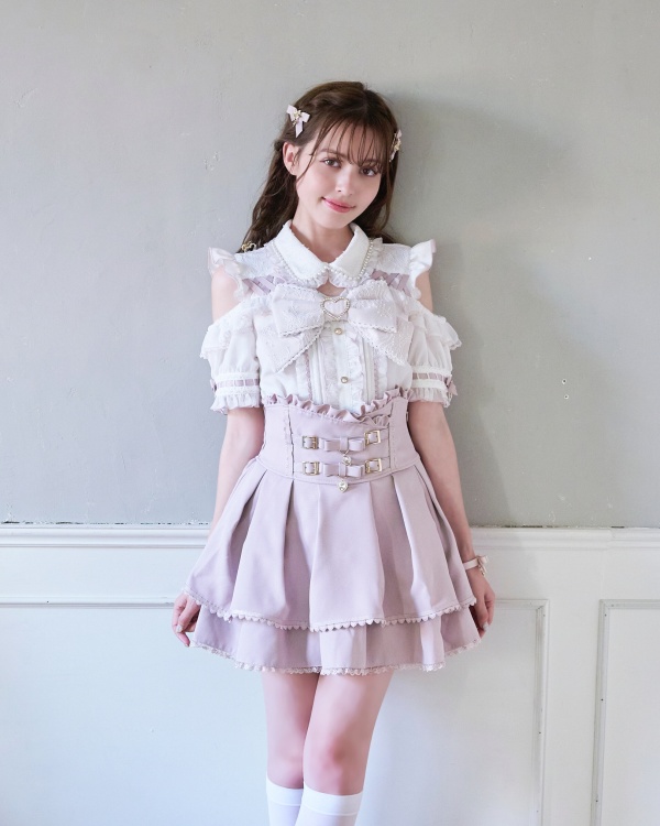 ❤︎ Recommend ❤︎ BIGリボンオープンショルダーブラウス 142-1004-0