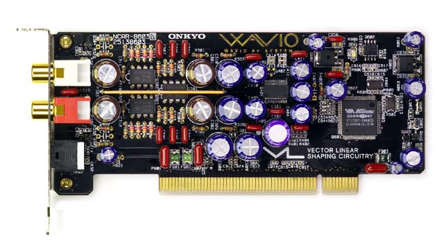 オンキヨー、ステレオに特化した高品位サウンドカード
