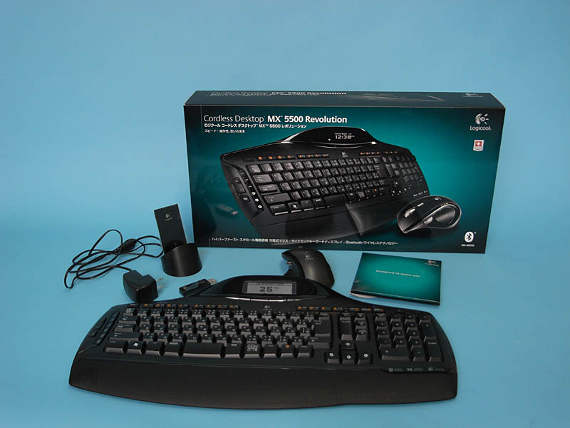 Bluetooth対応の多機能キーボード/マウス「Cordless Desktop MX 5500