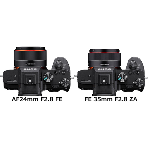サムヤン「AF24mm F2.8 FE」と「AF35mm F2.8 FE」の違い - フォトスク