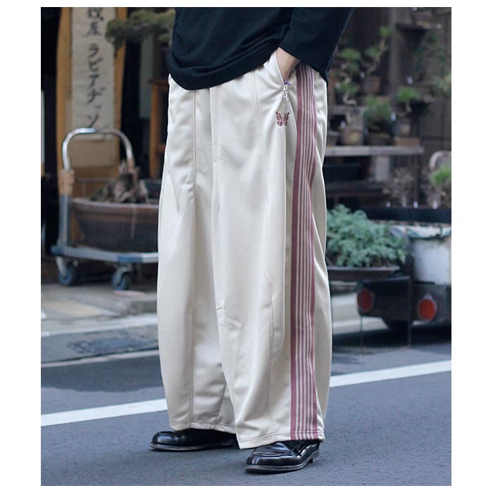 ニードルズ NEEDLES ヒザデル ポリエステル スムース トラックパンツ