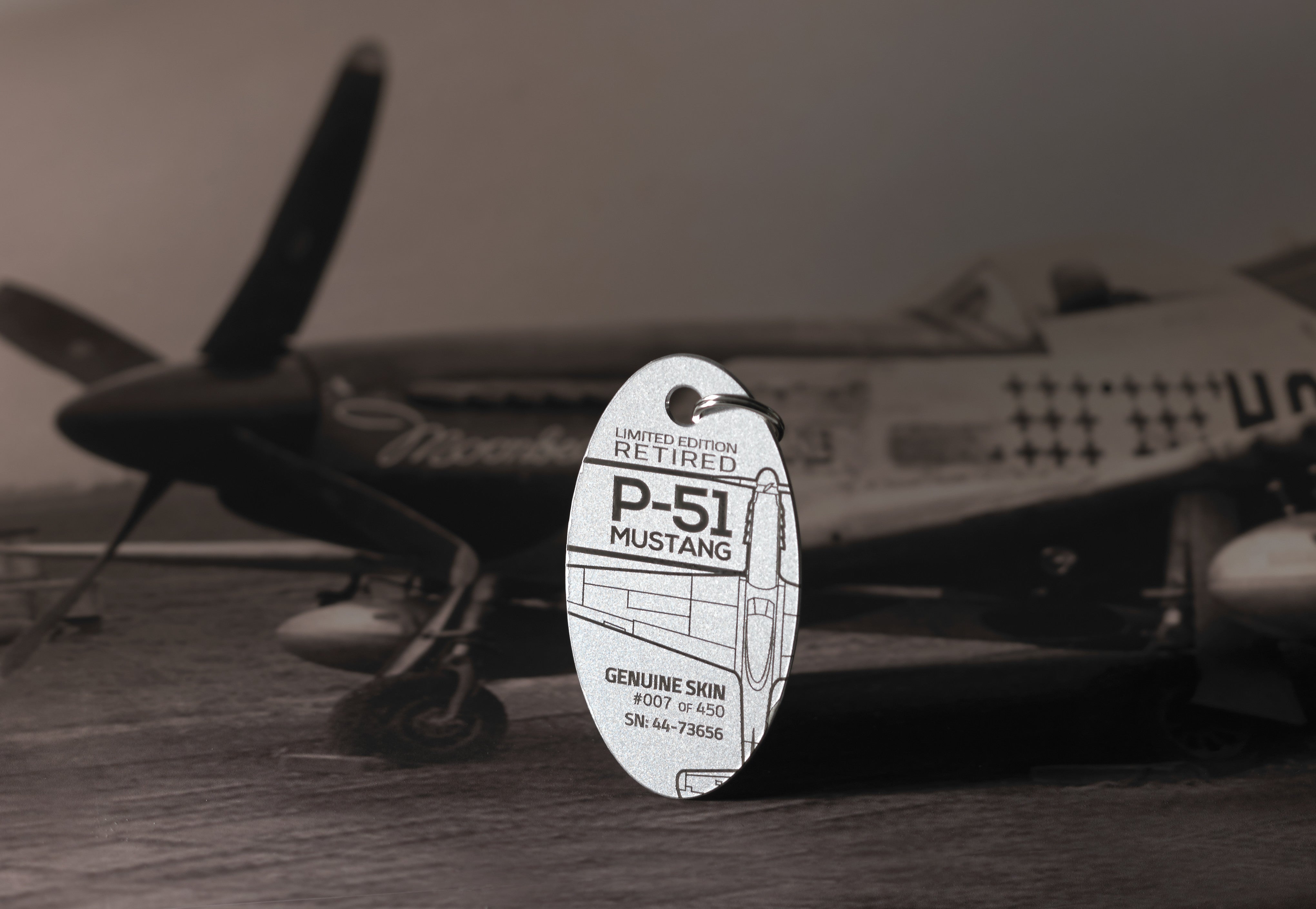 North American P-51D Mustang - 44-74656 – MotoArt PlaneTags