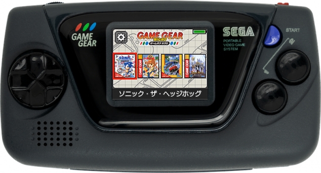 2020年10月6日（火）発売の『ゲームギアミクロ ブラック』「ソニック
