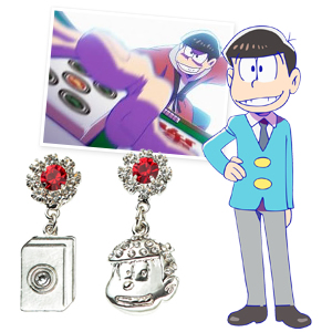 おそ松さんから本格アクセサリー「輝く6つ子 だいすきピアス」が発売