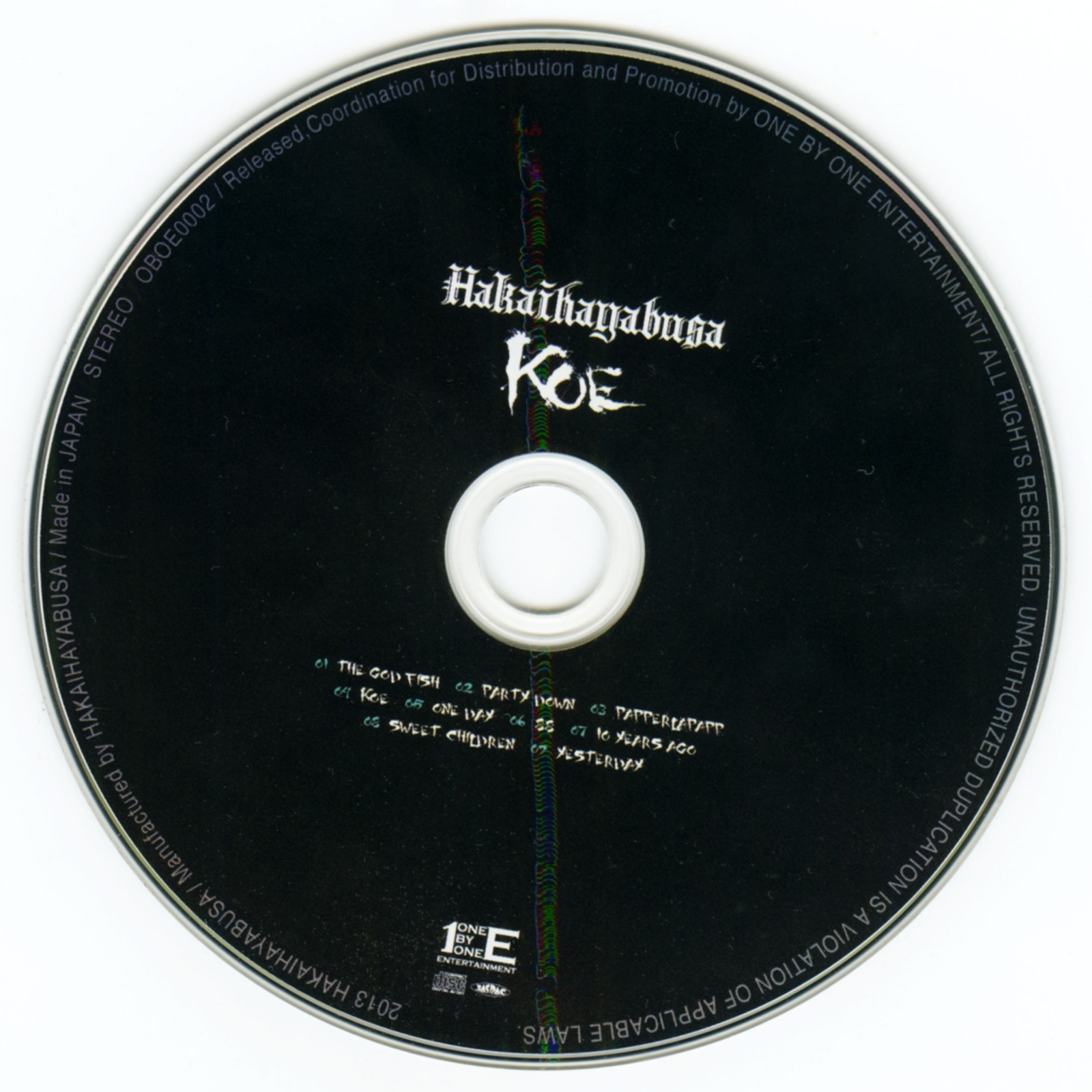 日本盤】Hakaihayabusa / Koe [JPN Orig.LP][CD | One By One