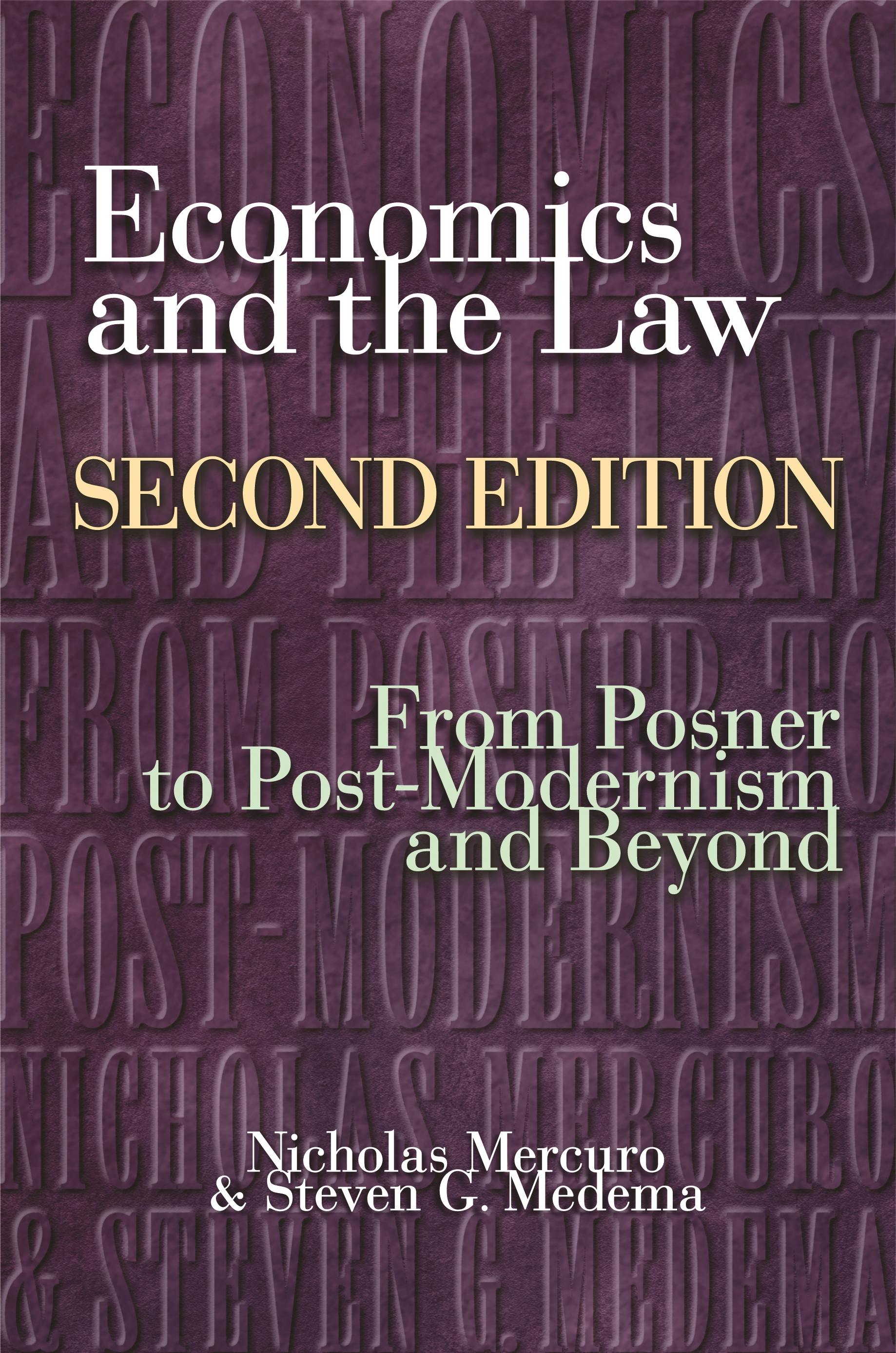 Economics and the Law | Princeton University Press