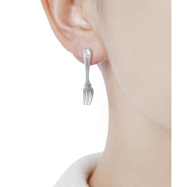 残り1点】【シルバー925】プレーンフォークピアス | Q-pot. ONLINE SHOP