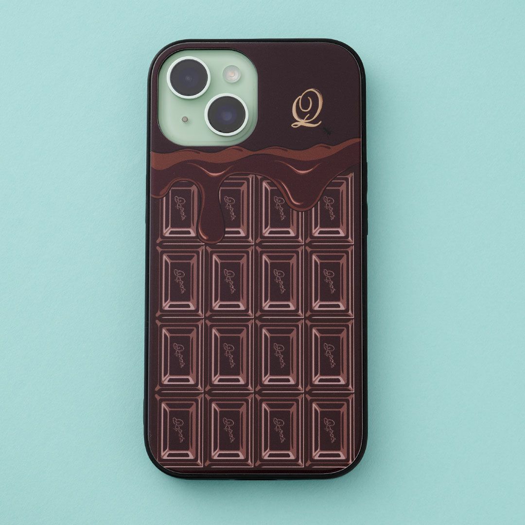 メルティーチョコレート ハードガラスケース-iPhone15 | Q-pot. ONLINE