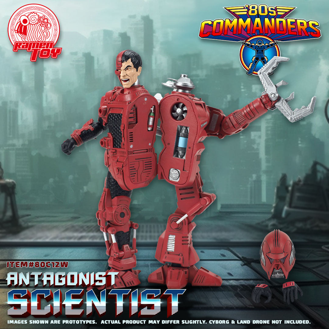 ITEM #80C12W - [80s Commanders] ANATAGONIST SCIENTIST - WASHED