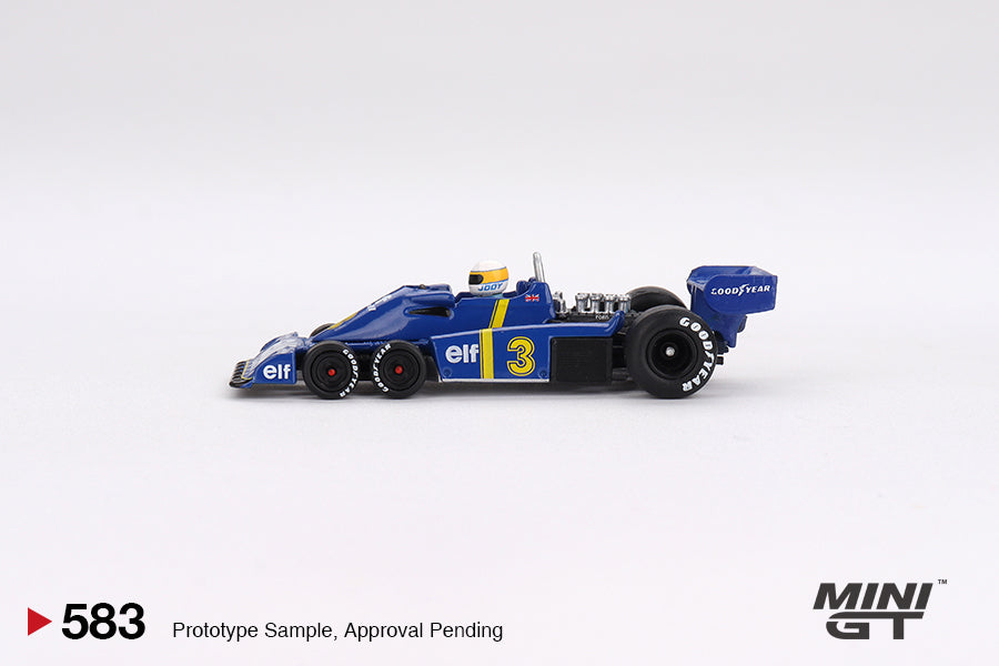 MINI GT MGT00583-L 1/64 ティレル P34 スウェーデンGP 1976 優勝車 #3