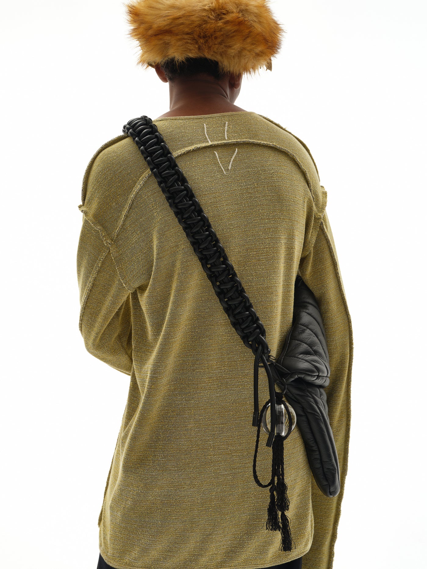 NUTEMPEROR / ナットエンペラー - PU LEATHER BAG (BLACK) | RADD LOUNGE
