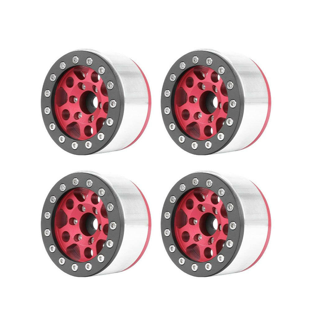 問屋ワールド】クローラーRC用1.55インチアルミ製ビードロックホイール