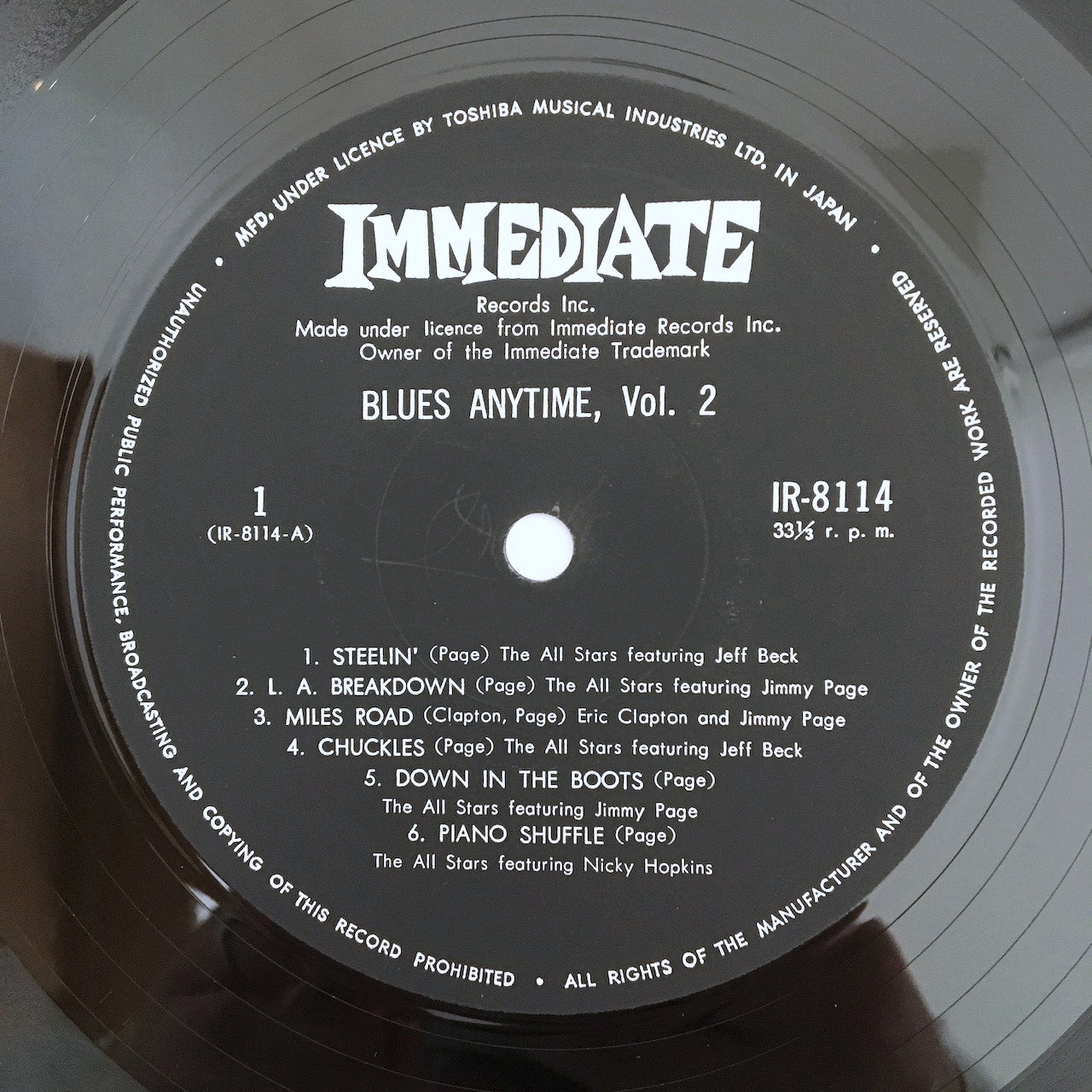 LP/ V.A. / BLUES ANYTIME VOL.2 - AN ANTHOLOGY OF BRITISH BLUES