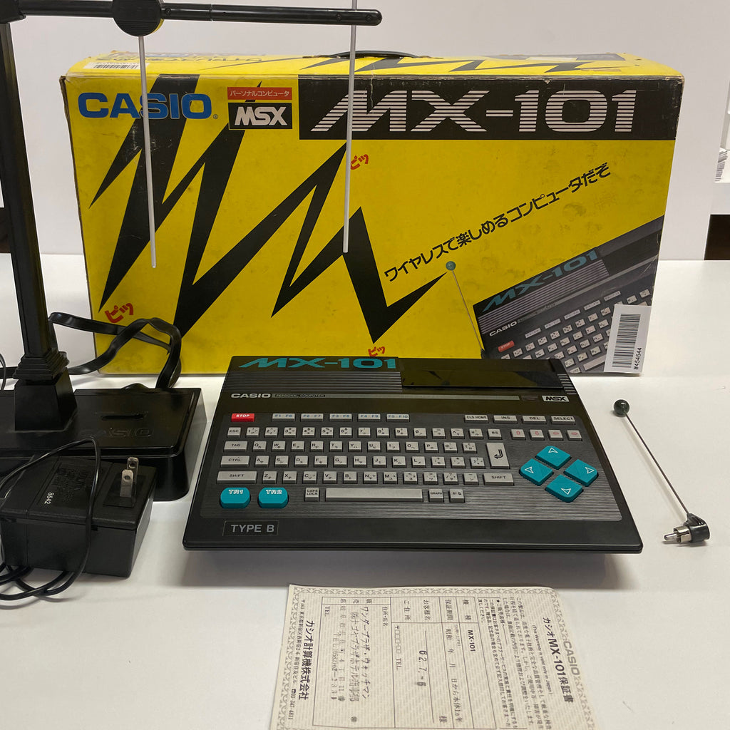MSX Casio MX-101 computer vintage WIFI ultraslim 1987 Japan 