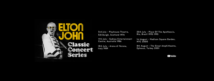 エルトン・ジョン 1974年公演チケット半券 エルトン・ジョン 1974年