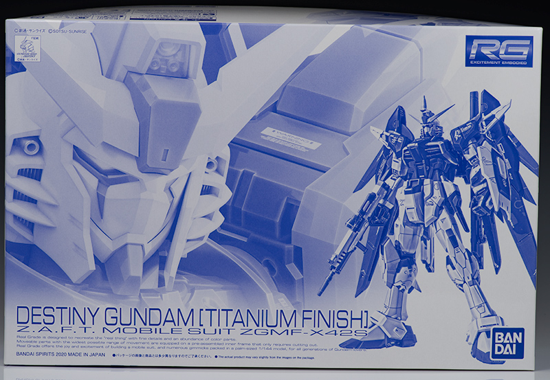RG デスティニーガンダム[チタニウムフィニッシュ] レビュー