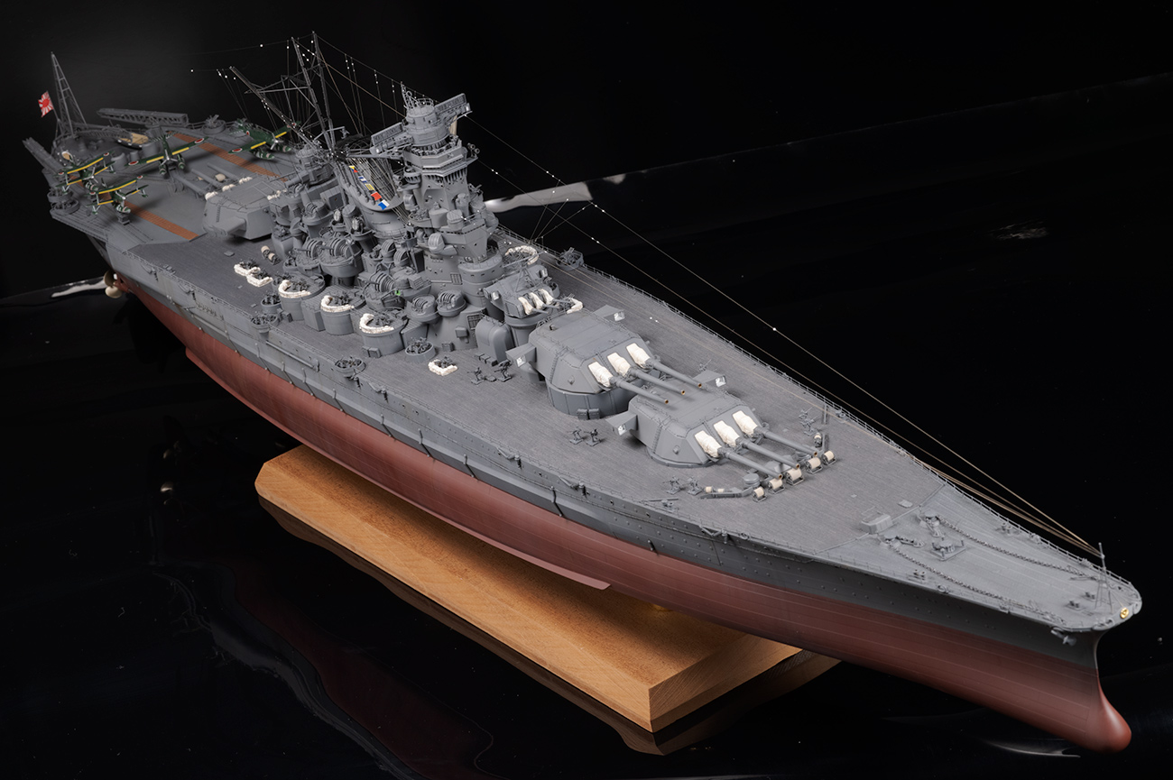タミヤ 1/350 武蔵 完成編