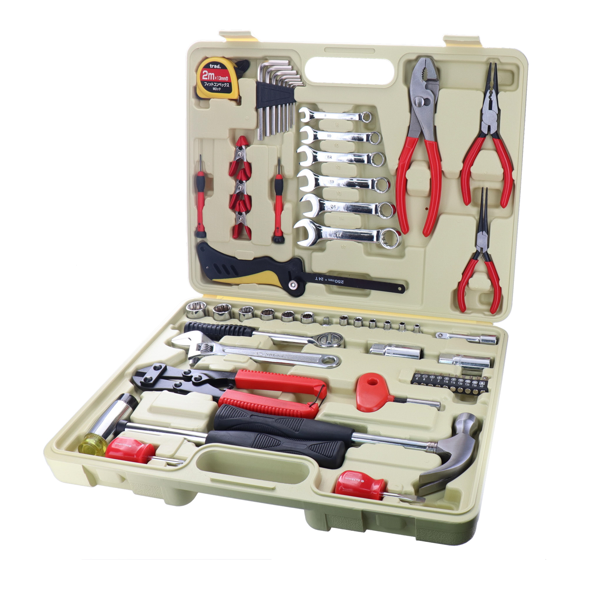 TS-58 工具セット 複合品 セット 58pcs.工具セット｜株式会社 三共