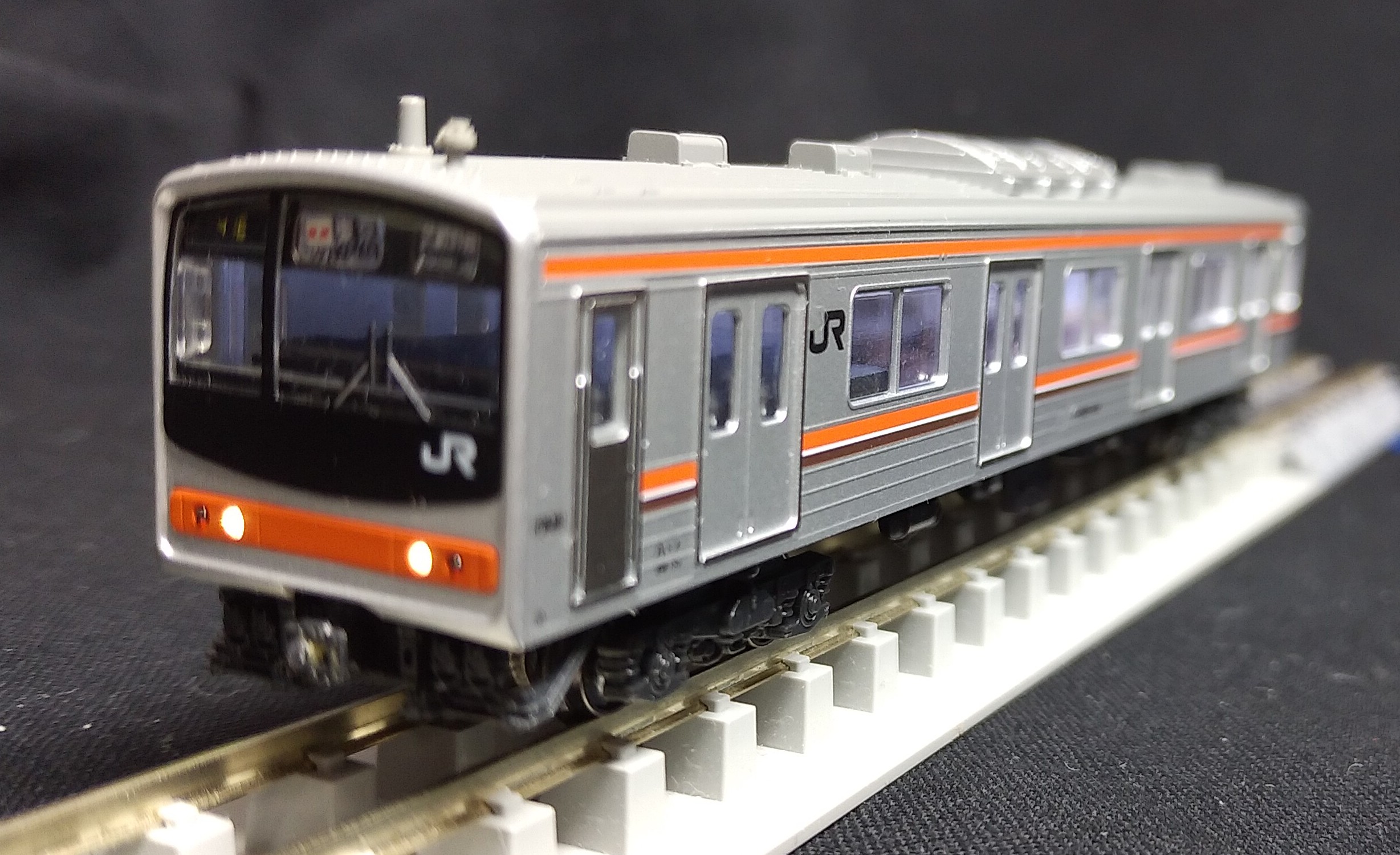 今回の展示品は KATO 10-446 205系（武蔵野線色）8両セットです（その