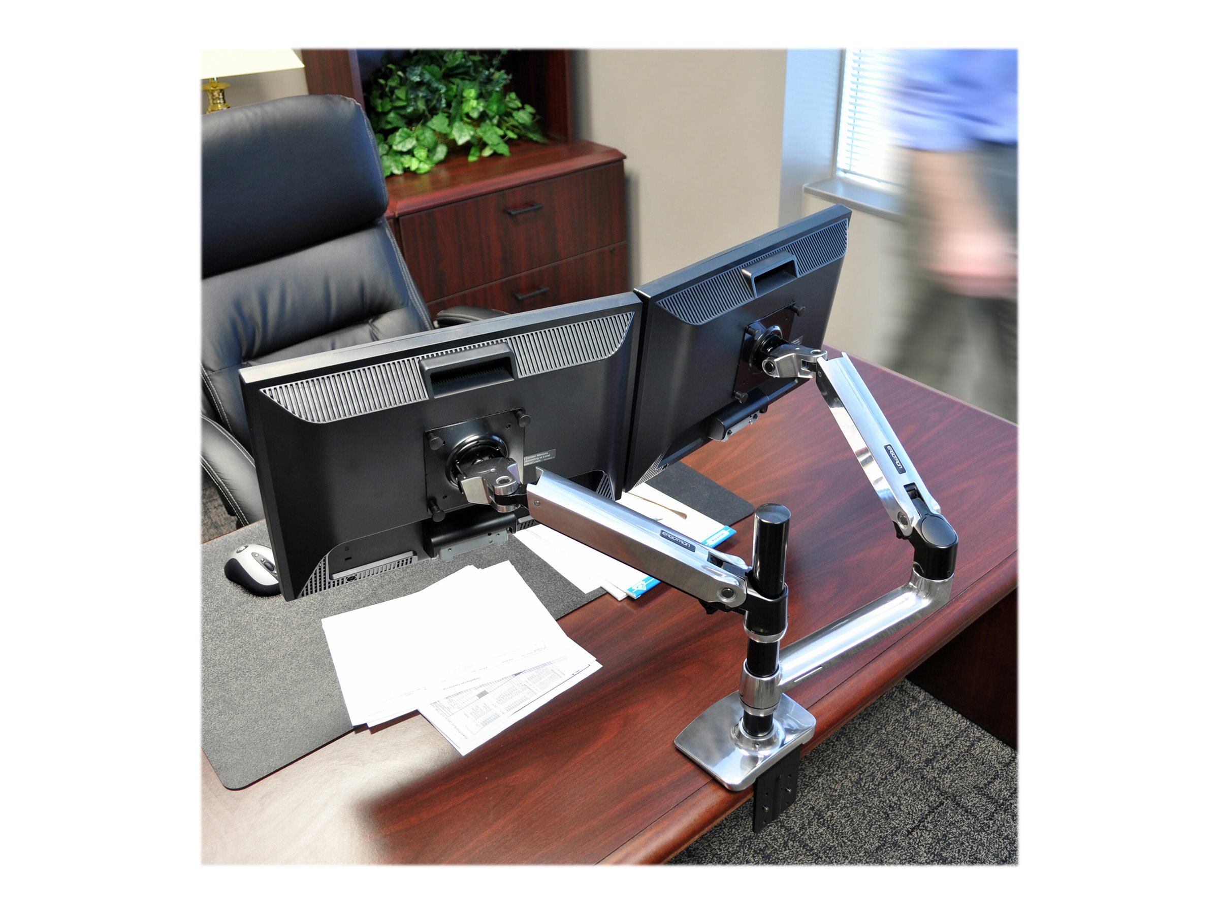 Ergotron LX Dual Stacking Arm Mount (45-248-026)