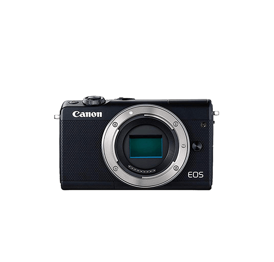 レンタル] Canon EOS M200 標準&望遠レンズセット/ブラック｜ミラー