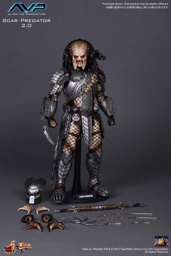 ホットトイズ ムービー・マスターピース AVP 1/6 スカー・プレデター