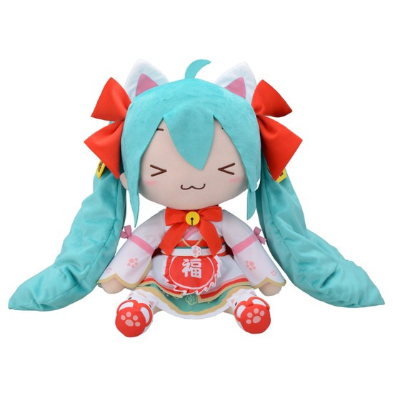 初音ミク 招きミク ふわふわぬいぐるみ LL｜ホビーの総合通販サイト